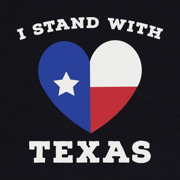 i stand with texas by Crocodile Store